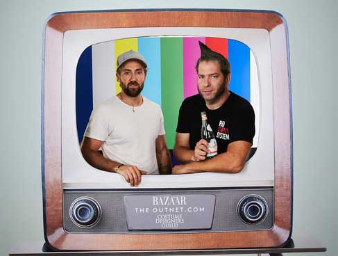 TV photo booth prop