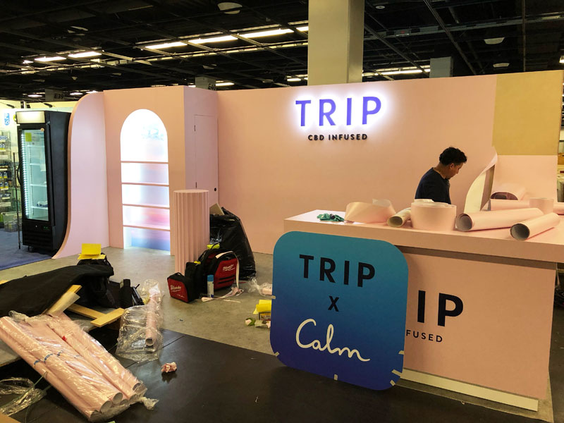 Trip Trade Show Booth Construction