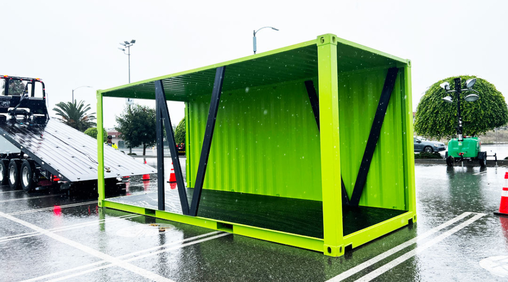 custom shipping container